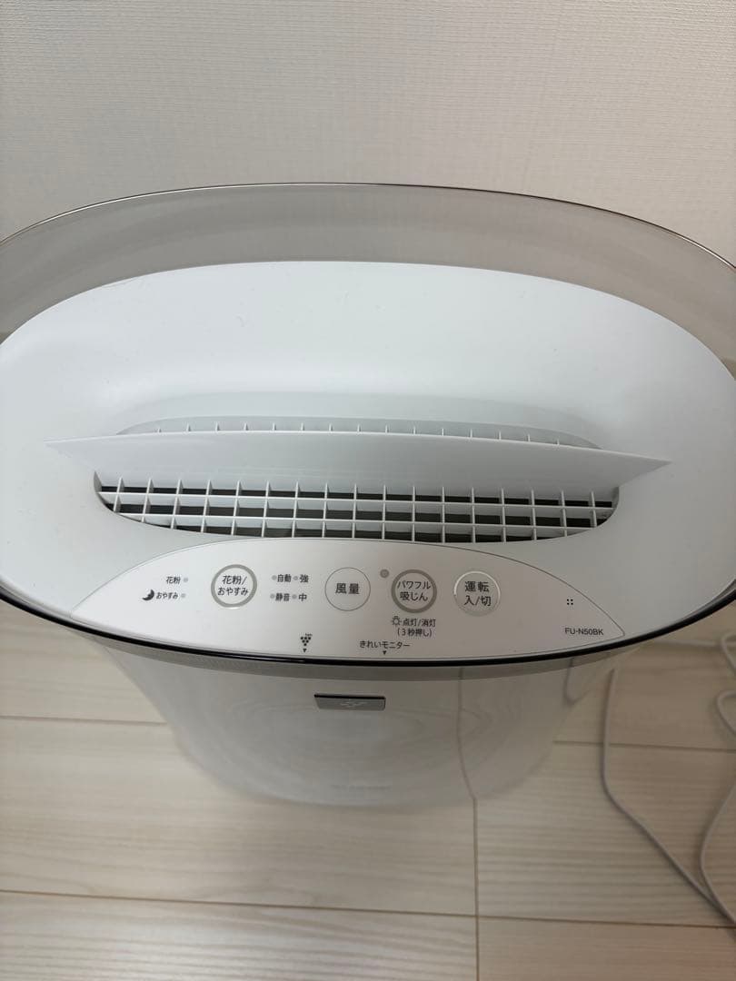 SHARP 空気清浄機 FU-N50BK-W 2023年製