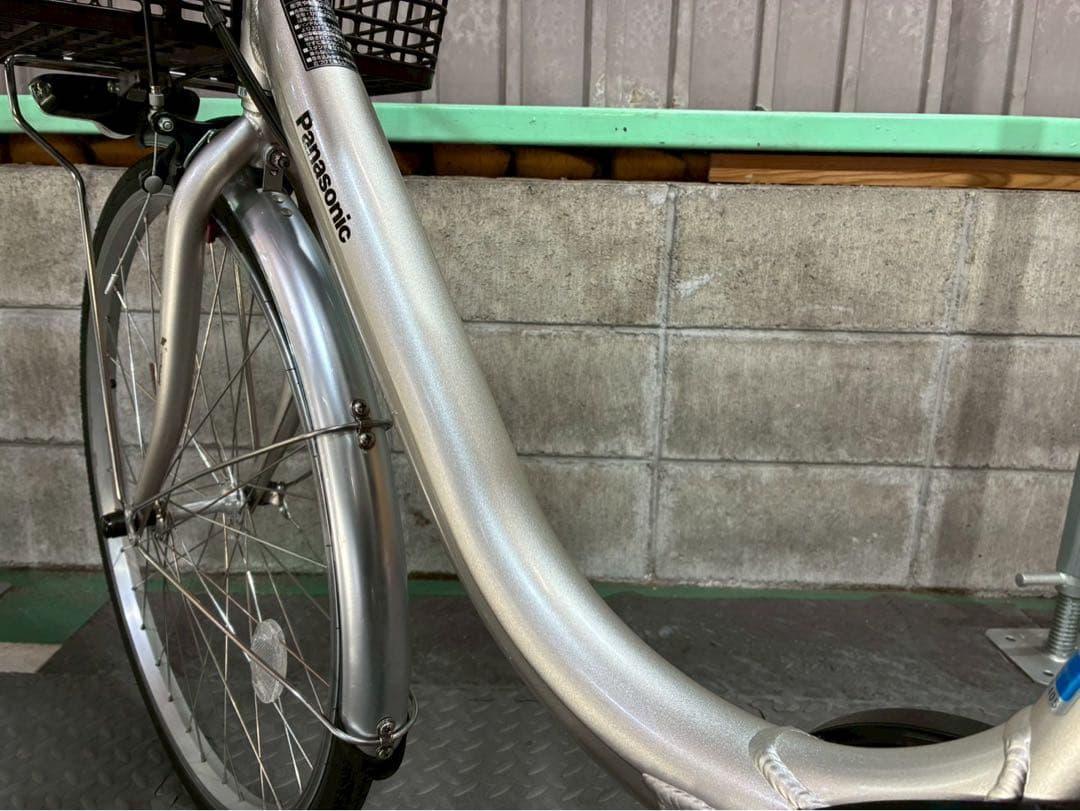 №3707 電動自転車 パナソニック　ビビL 24インチ ゴールド