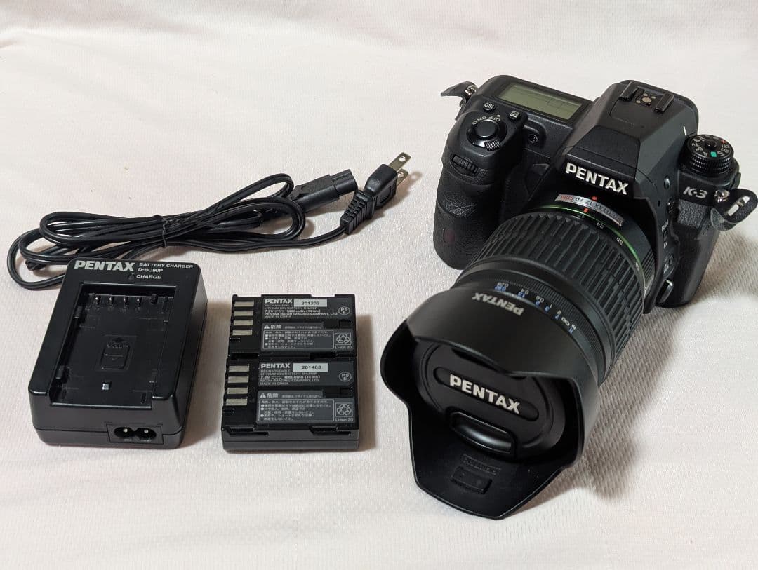 【更に値下げ】PENTAX K-3レンズ(DA17-70mm F4)・バッテリー