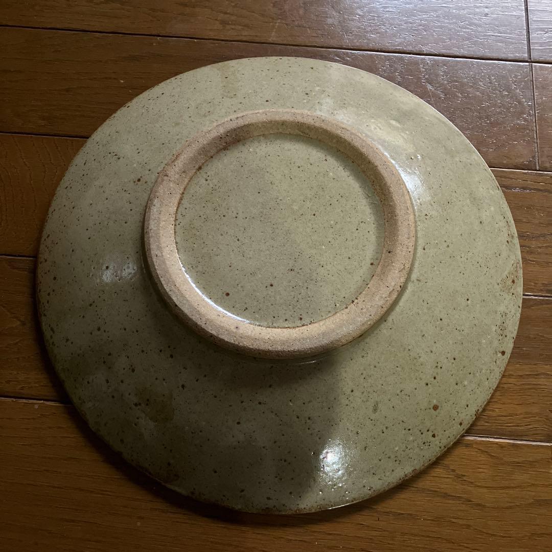 重厚な昔の大皿　直径31高さ4 1.7キロ　存在感抜群です
