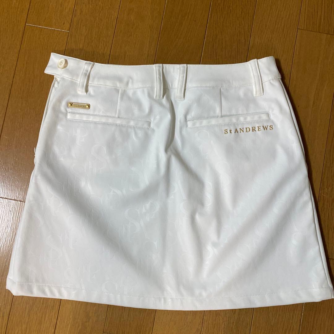 St Andrews ホワイト ゴルフスカート