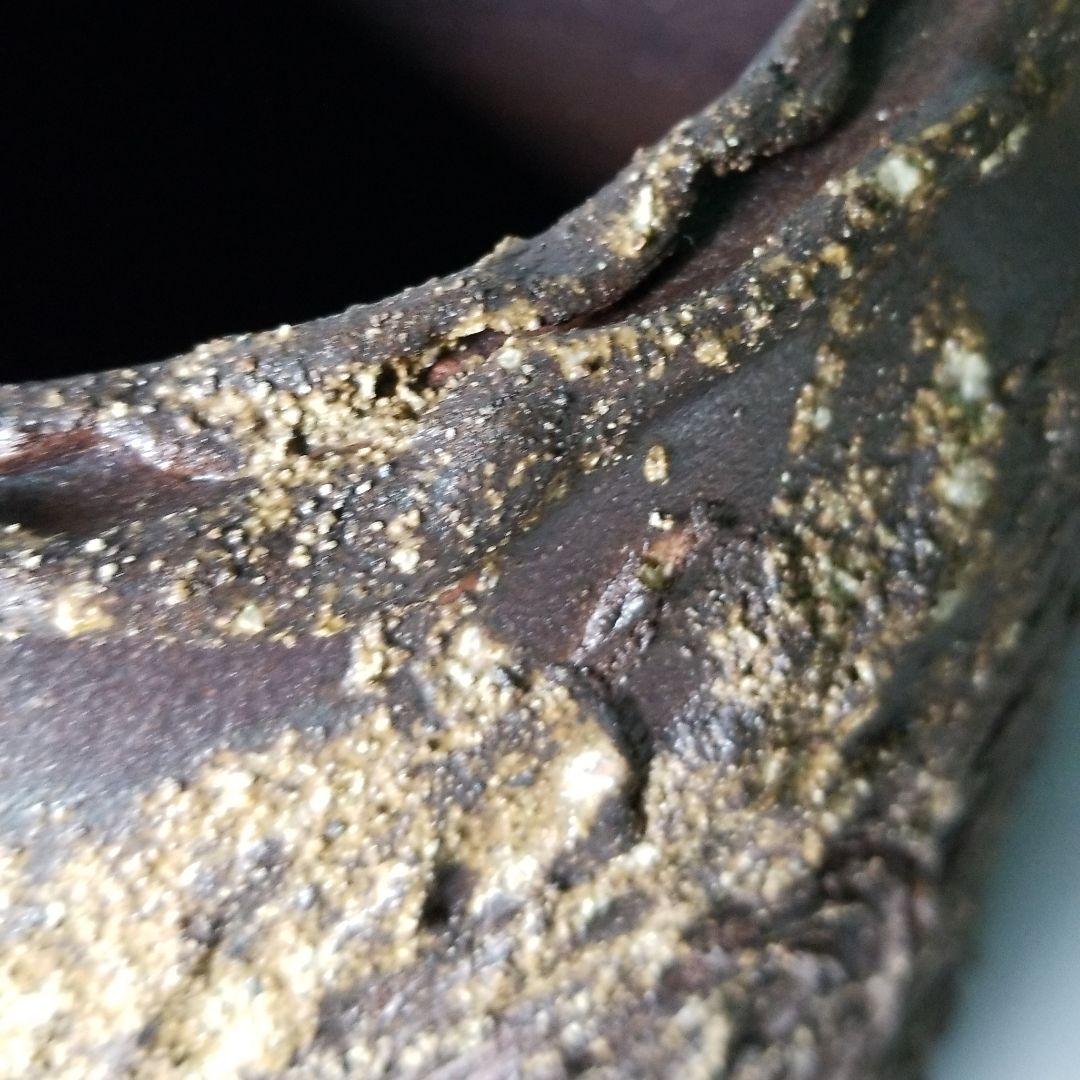 信楽焼　傘立て クシ目丸紋 高さ４７cm