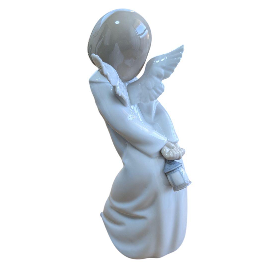 【未使用】LLADRO フィギュリン 天使の考えごと [わかってきたぞ]