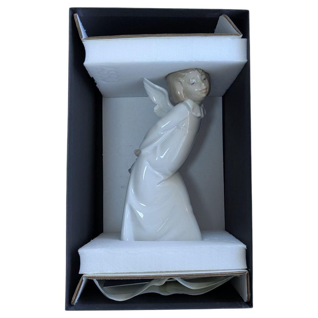【未使用】LLADRO フィギュリン 天使の考えごと [わかってきたぞ]