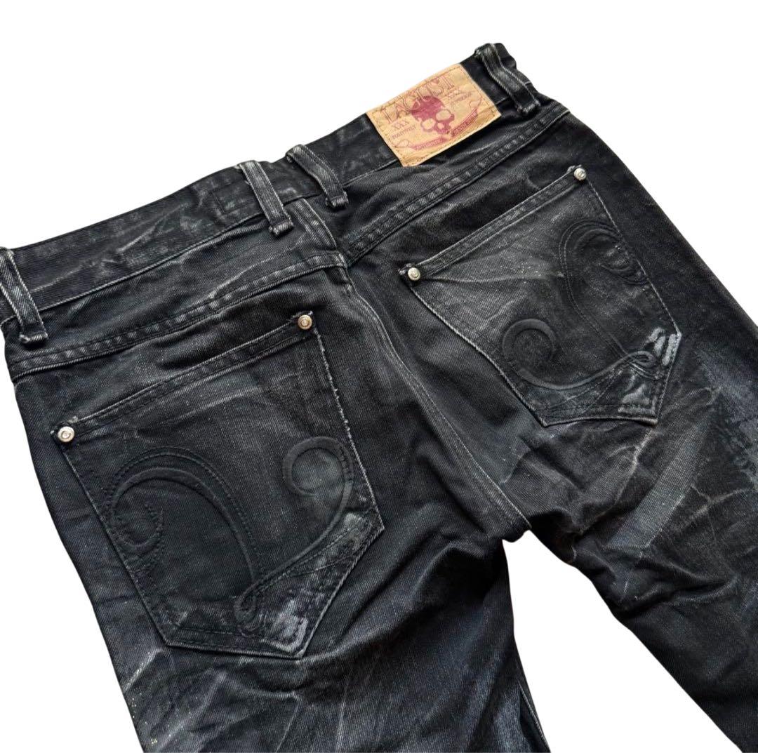 パンツ archive lagust black flare deim pants