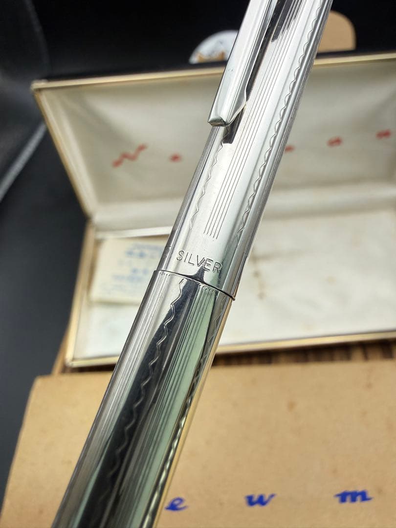 NEWMAN ペンシル 0.5 繰出式 silver 925 昭和レトロ