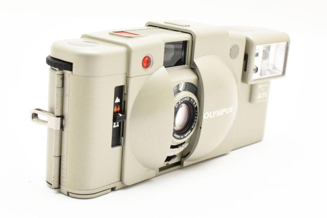 ■美品■ OLYMPUS XA2 グレー 希少カラー + Flash A11