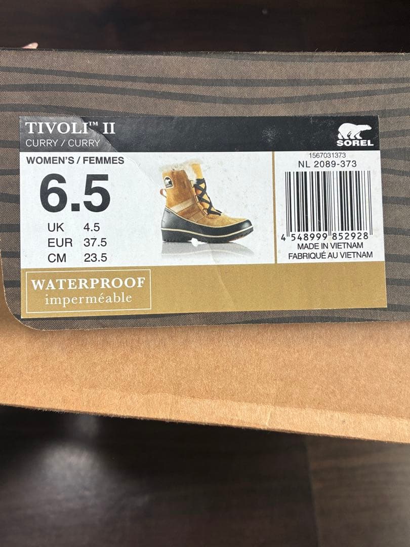 新品試着のみ　TIVOLI IIソレル　ティボリ　SOREL スノーブーツ