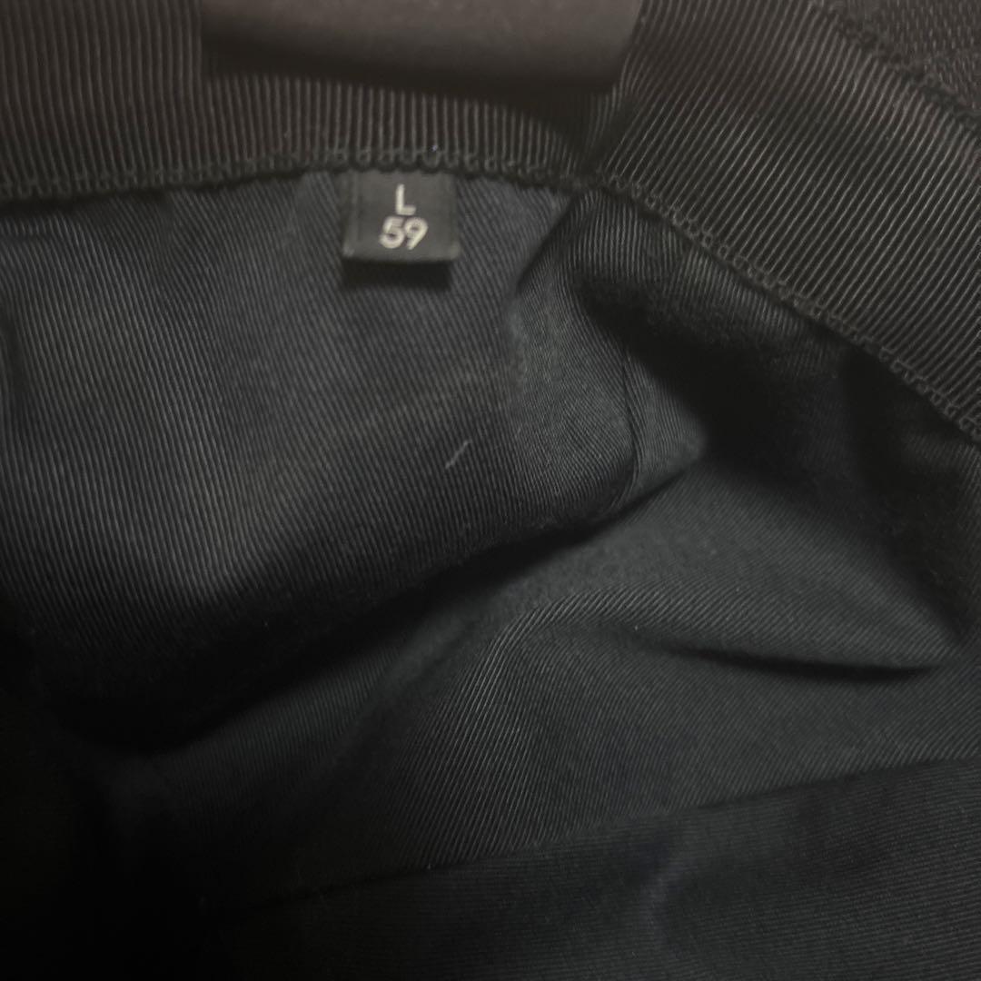 GUCCI ブラック GGパターン キャップ