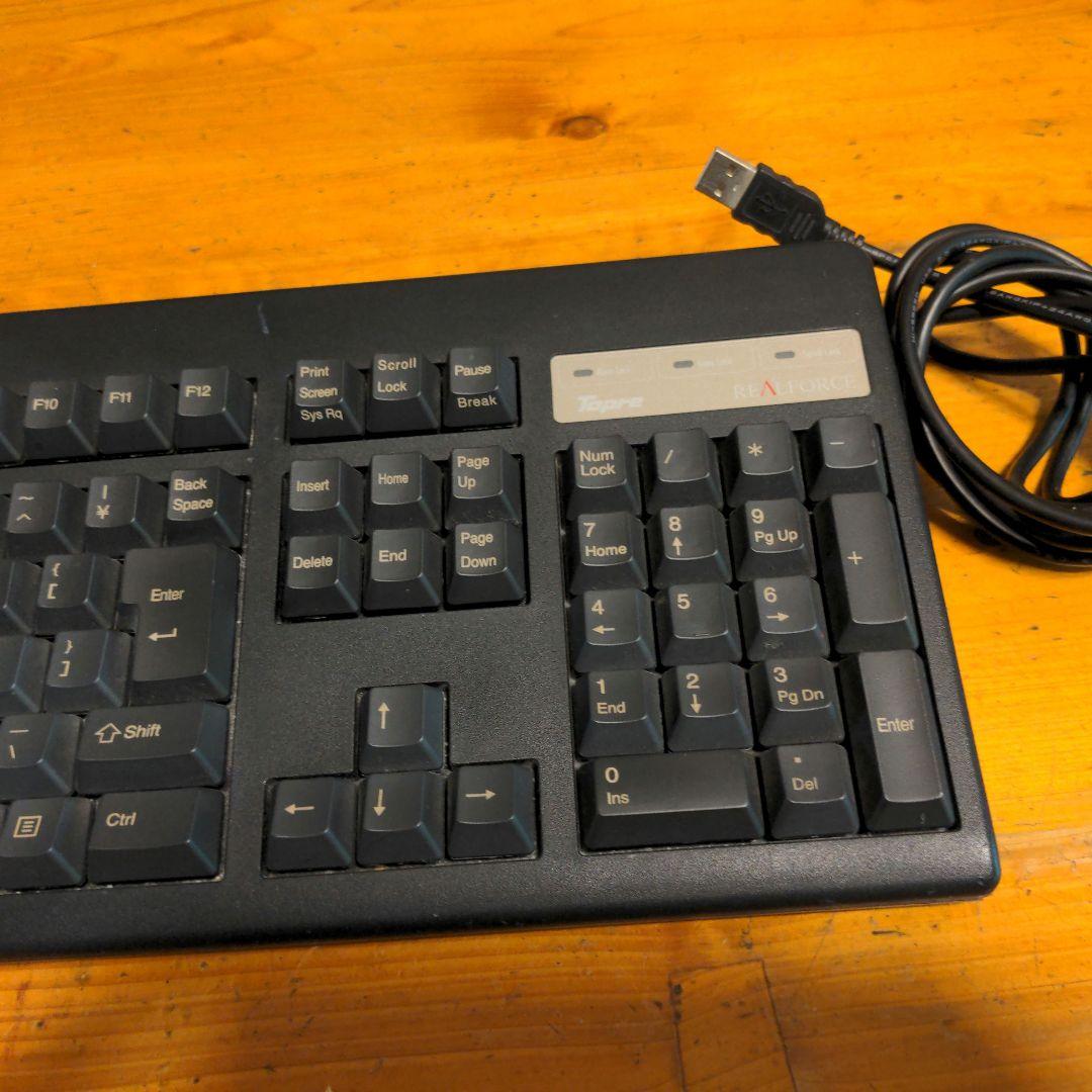 トープレ　リアルフォース　有線日本語配列USBキーボード