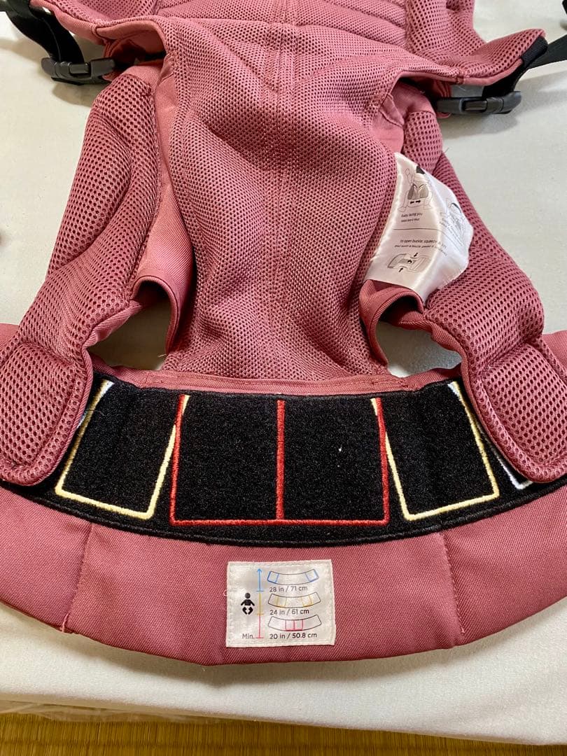 美品】エルゴ オムニ360 クールエア メッシュ 前向き抱っこ　プラム色