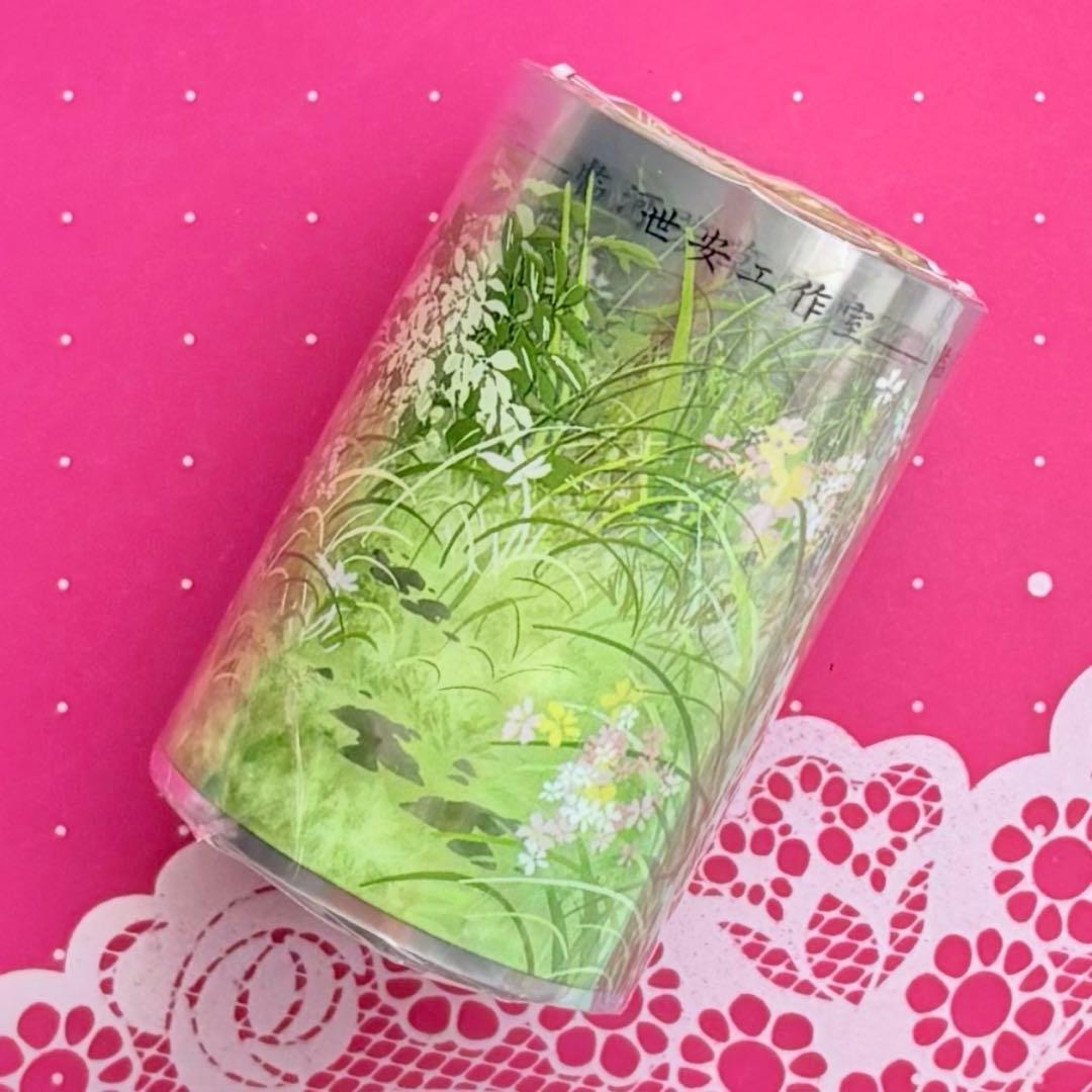 PET 6cm×5m 临河芳草 海外マスキングテープ 野原