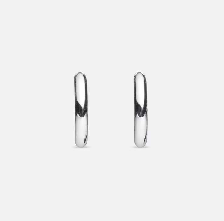 新品正規品【Tom Wood】Classic Hoops ピアス シルバー