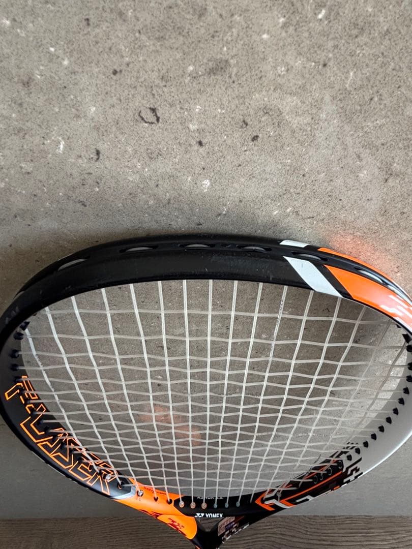 エフレーザー7V カバー付　ラケット　ソフトテニス　オレンジ　美品