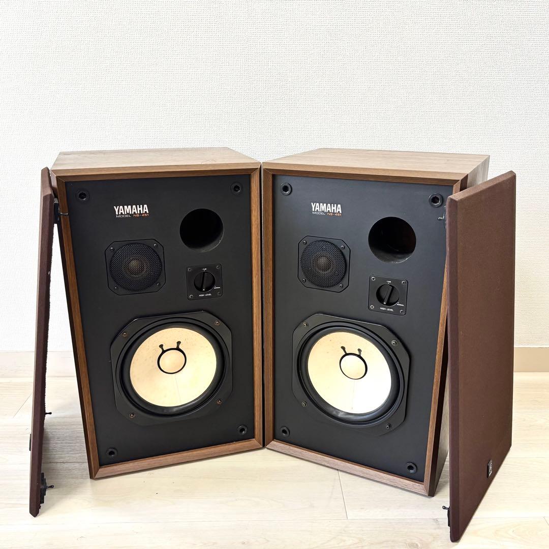 【音出し確認済】YAMAHA NS-451 スピーカーペア 接続端子交換済み