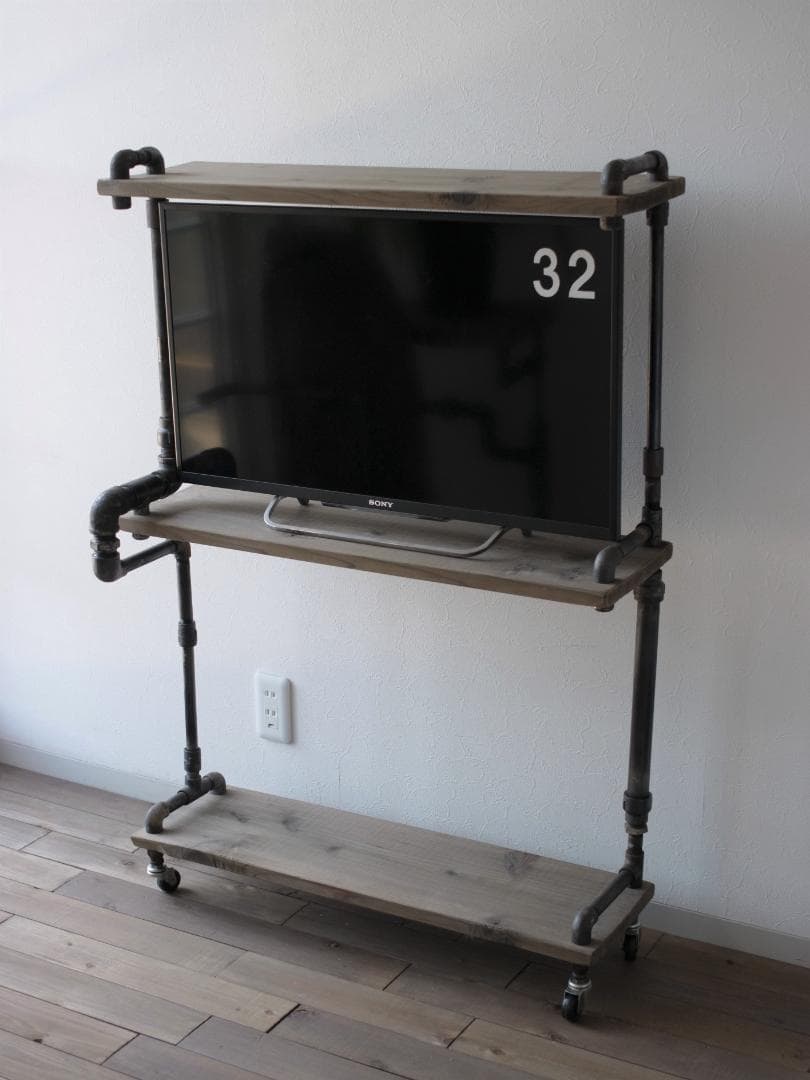 【SALE】vintage iron shelf 1180*800*310