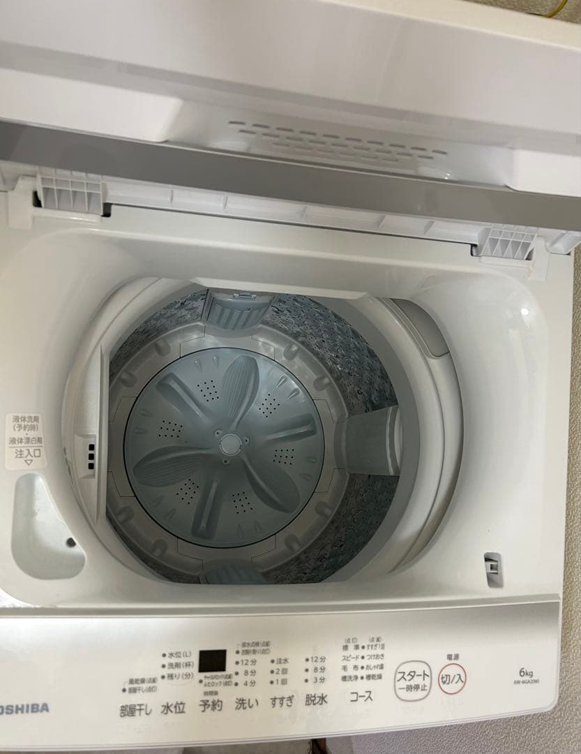 東芝 6㎏ 洗濯機【AW-6GA2】 2022年製　送料込