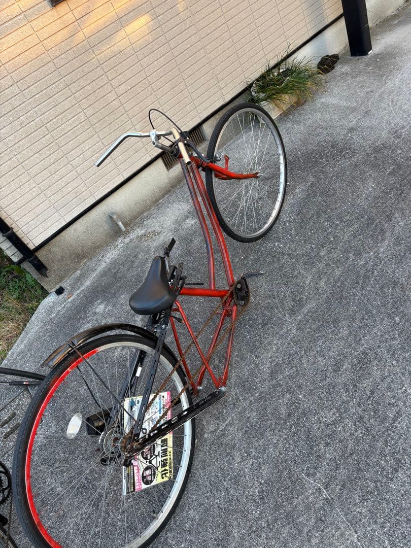 引き取り限定‼️シャコタンチャリ リアブレーキついてます！