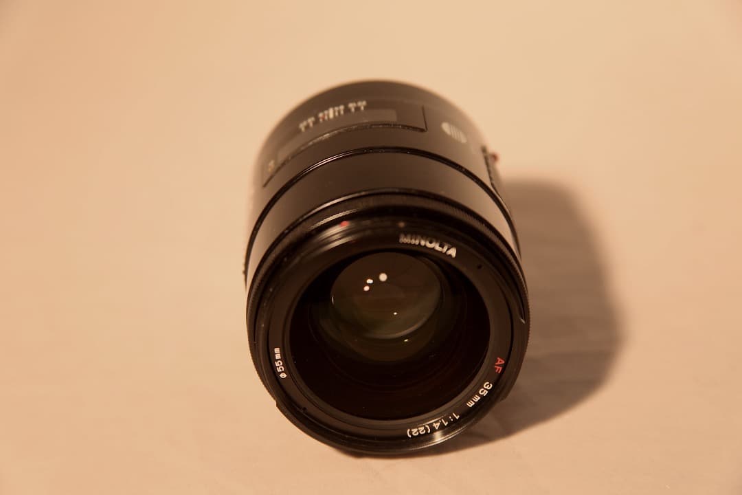 美品 希少銘品MINOLTA AF 35mm F1.4 （22） 初期型ミノルタ
