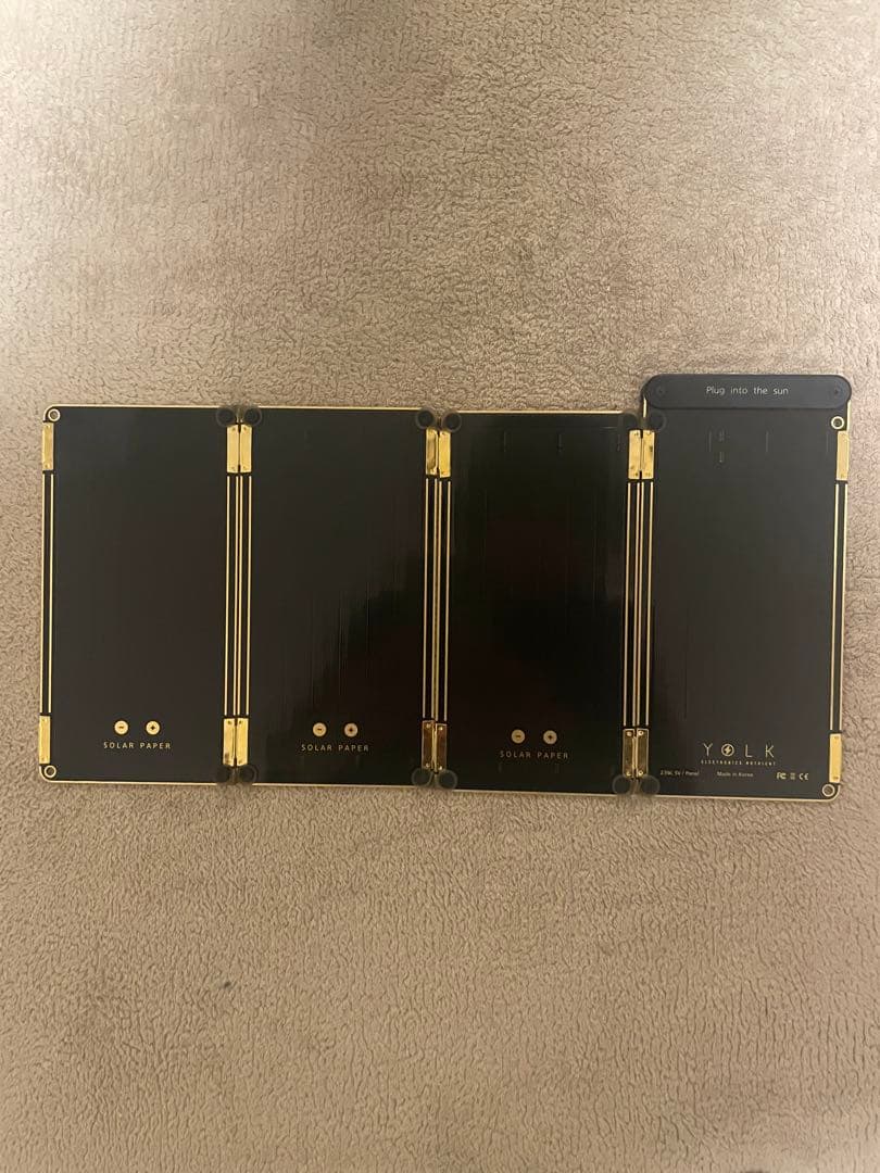 発電機・ポータブル電源 YOLK Solar Paper 10w
