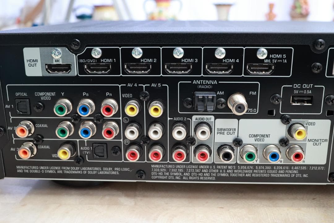 YAMAHA RX-S600 AVレシーバーアンプ　ホームシアター