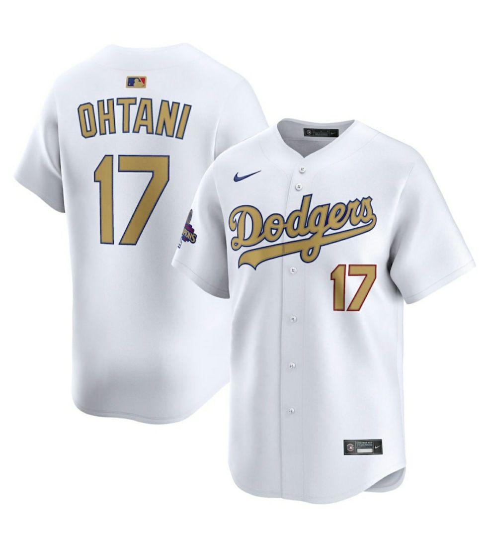 【正規品】限定ゴールドユニフォーム 大谷翔平ベッツフリーマン3点セット Mサイズ