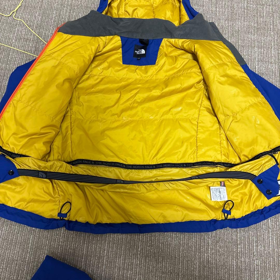 値下げ美品THE NORTH FACE スキーウェア 青/黄