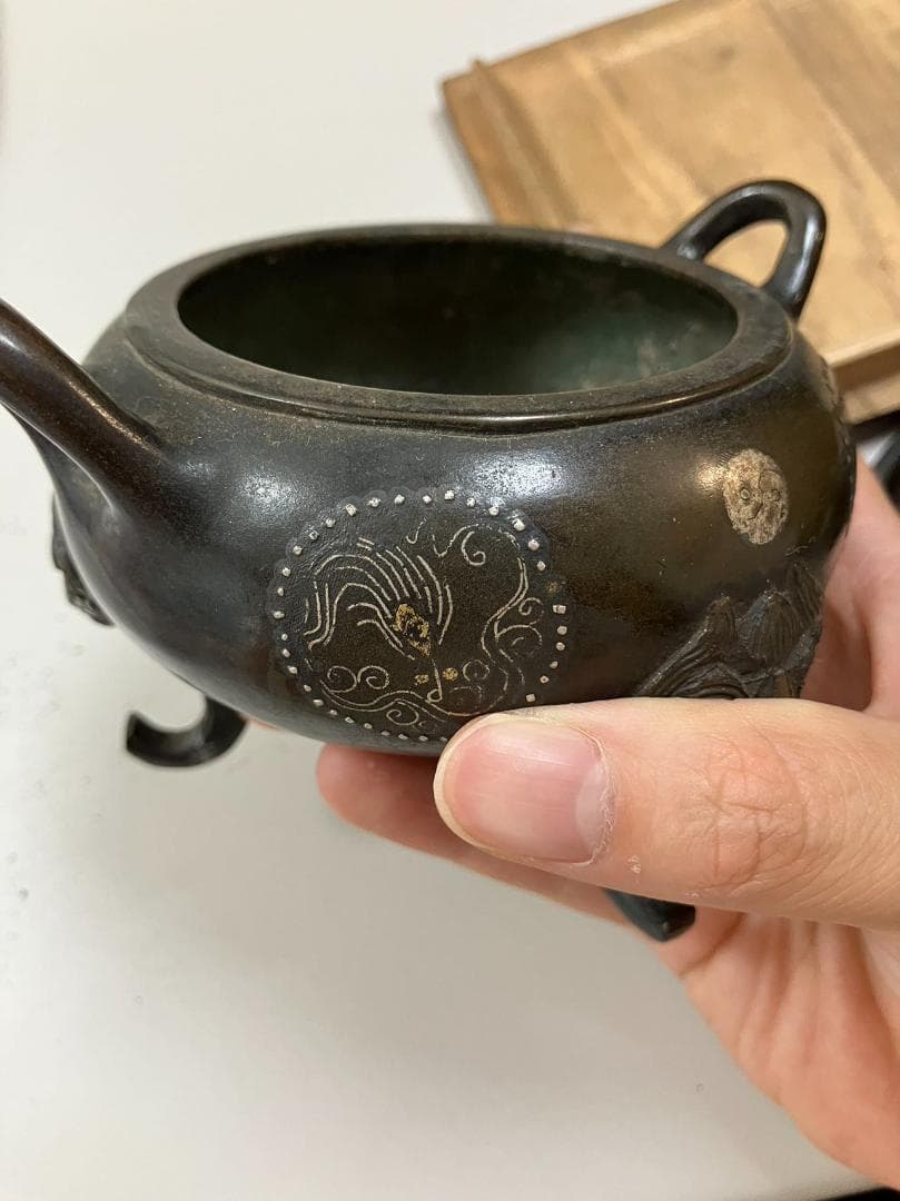 香炉　獅子