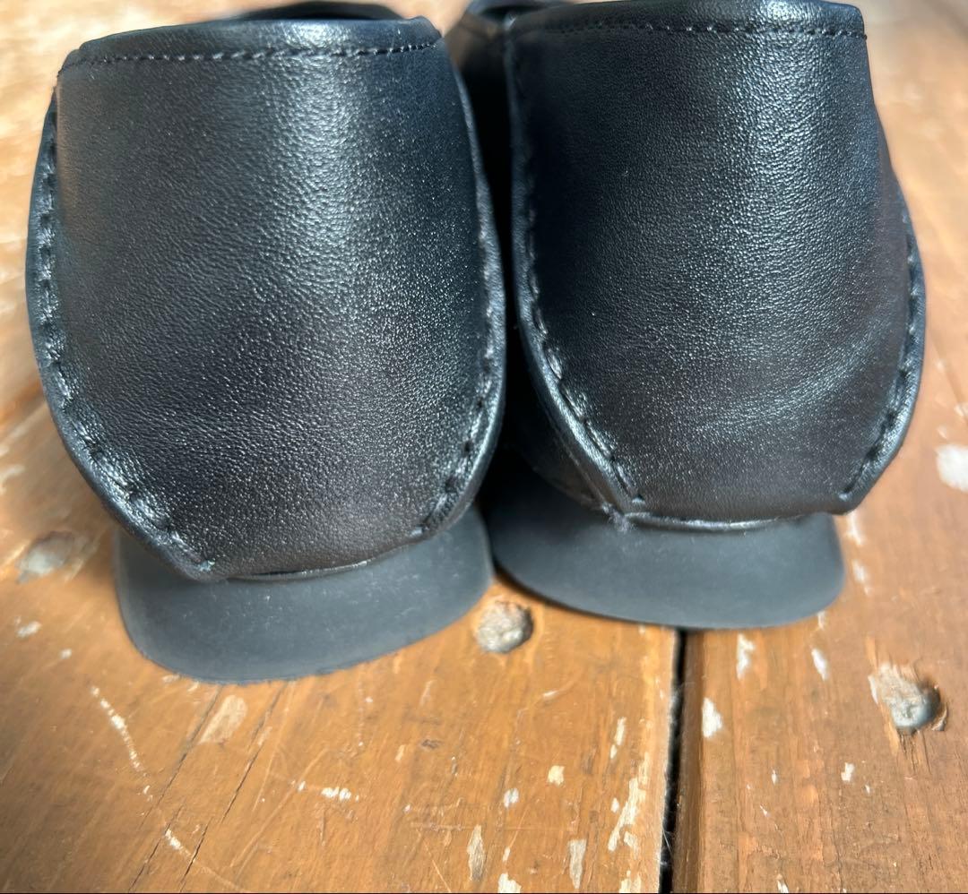 美品／／カンペール CAMPER セミスクエアトゥパンプス 40/ブラック