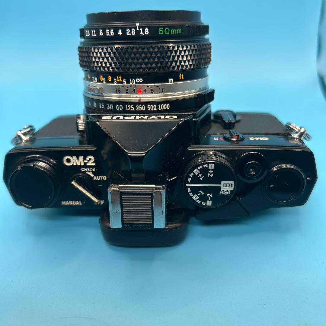OLYMPUS OM-2 希少ブラックボディ綺麗アクセサリーシュー No-2付属