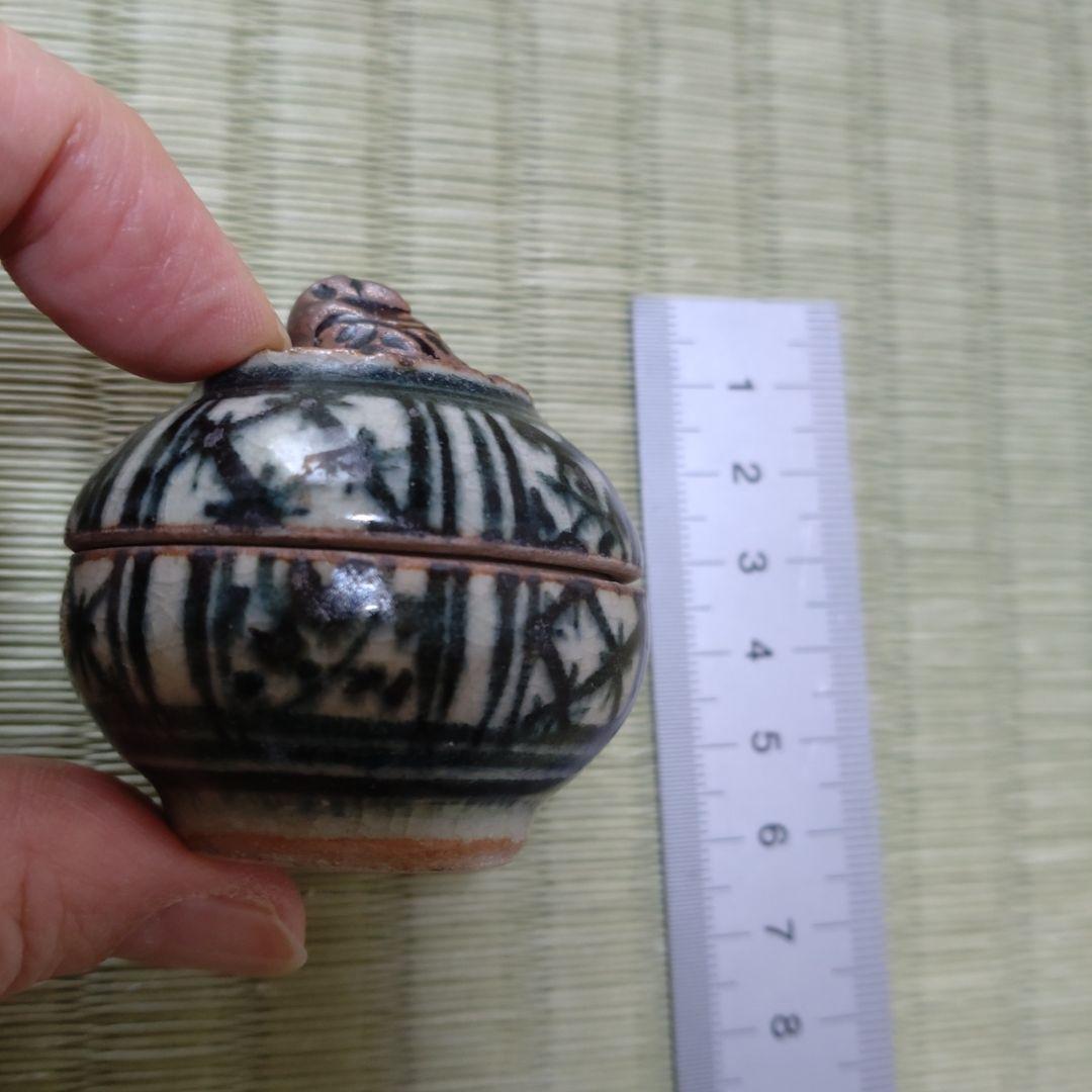 香合　宋胡録