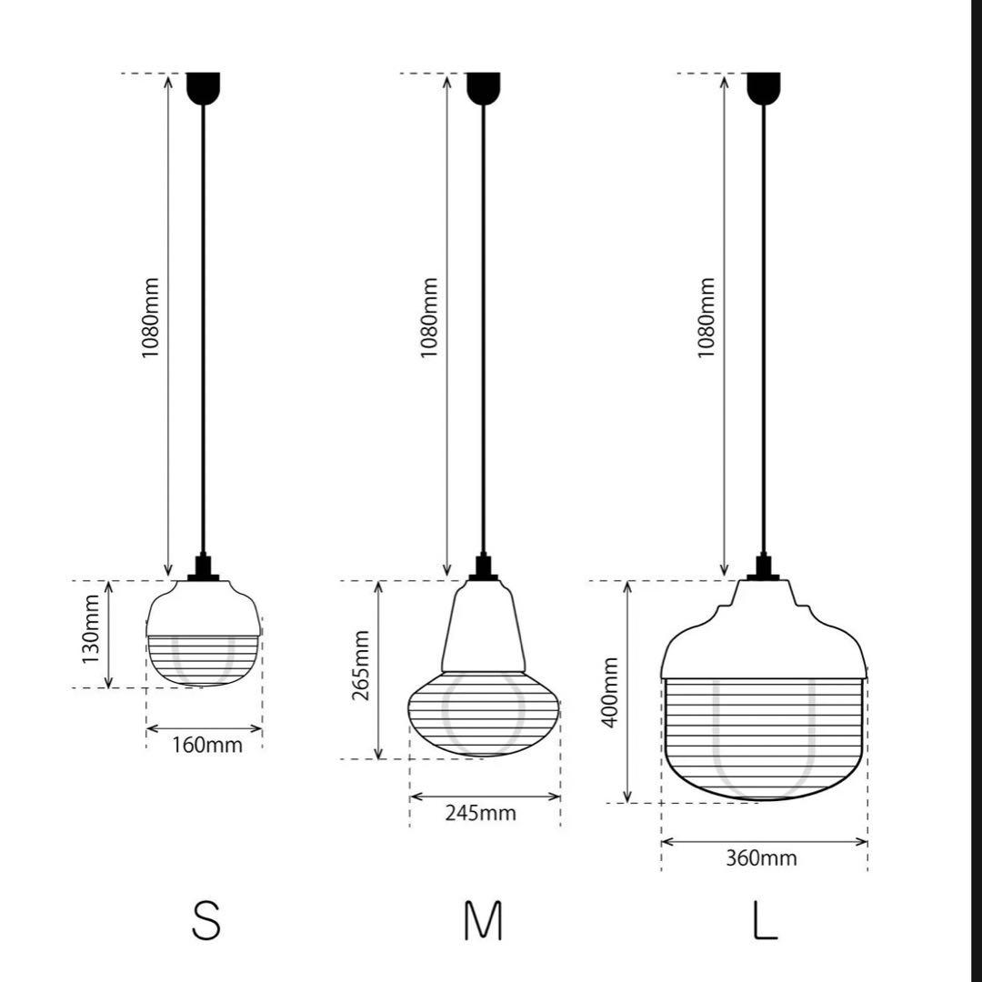 RED DOT受賞ランプ◇The New Old Light Large／黒