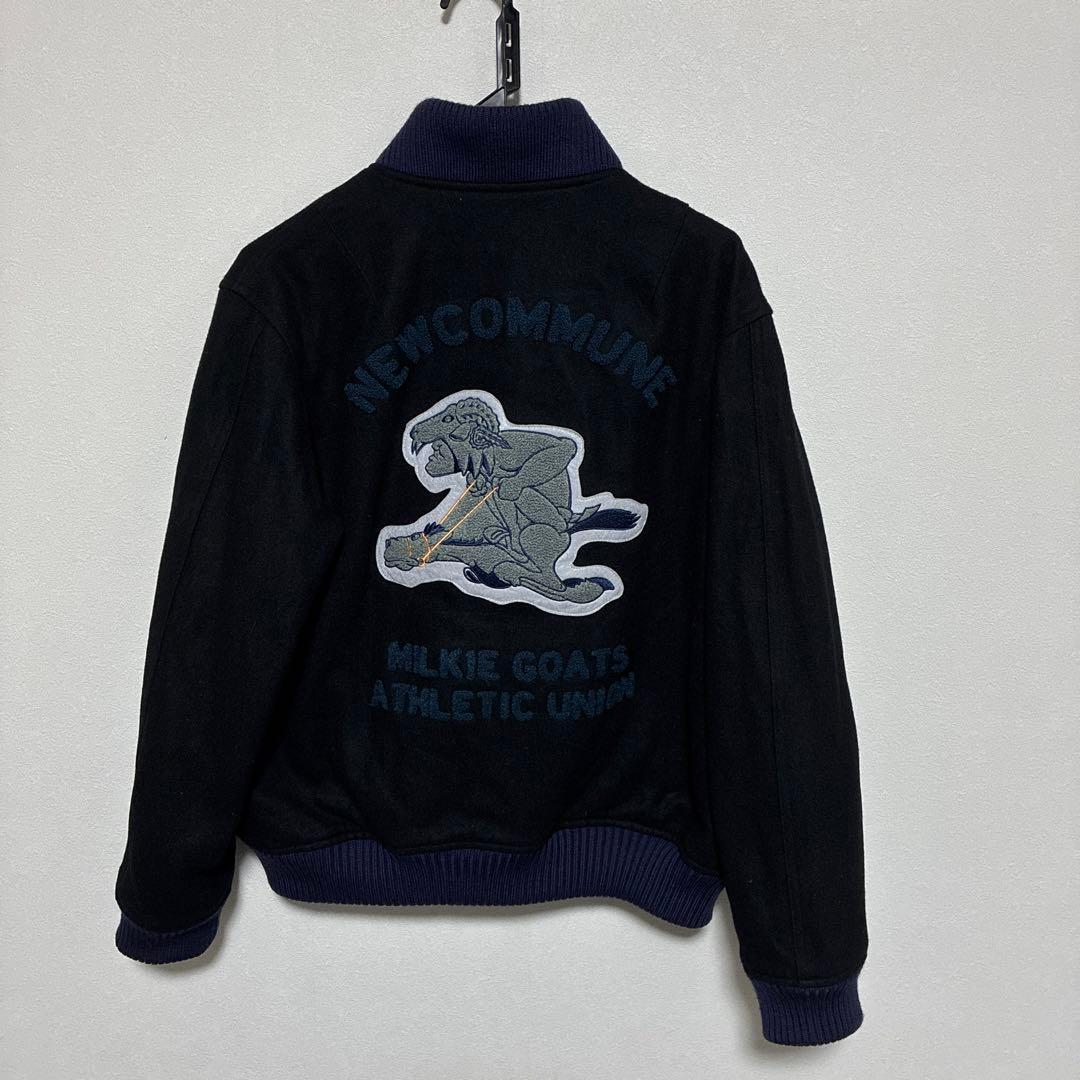 【FAF/フェイクアズフラワーズ】Wool Stadium Jacket