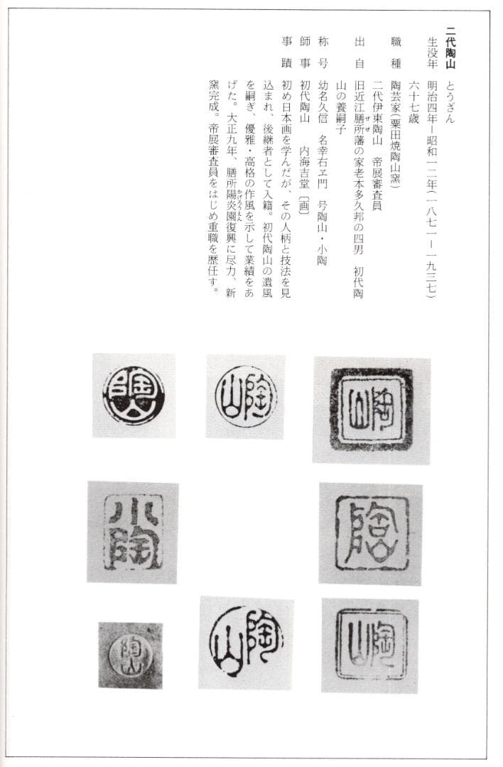 2代伊東陶山造『籠形菓子器』（共箱）