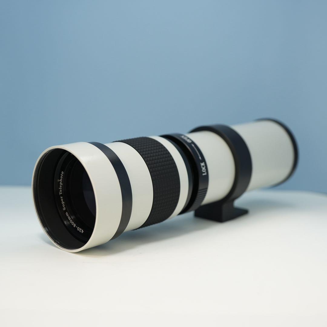VARI Canon EF-M用 420-800mm 超望遠レンズ白z0013