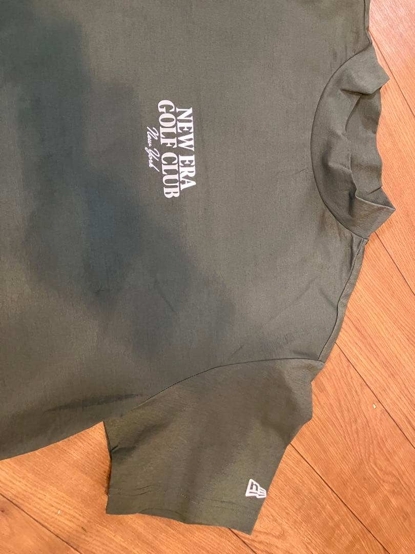 NEW ERA GOLF CLUB オリーブグリーンシャツ