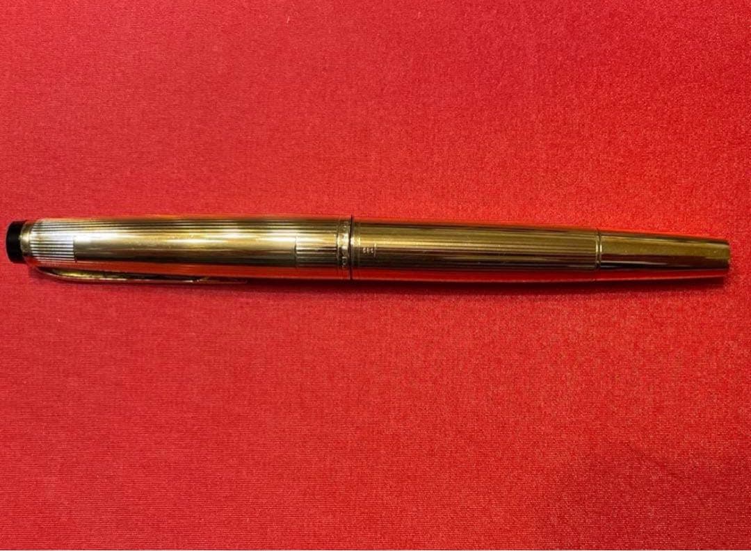 金無垢✨金無垢モンブラン No.92 万年筆 マイスターシュテュック ゴールド