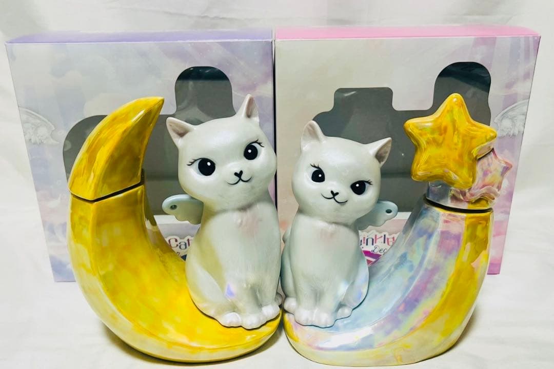 トゥインクル　キャッツ　デキャンタ　スター＆ムーン　箱付き　未開封 陶器　ベティ