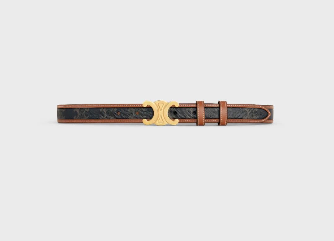 再値下げ！CELINE ミディアム 25MM トリオンフ ベルト 85