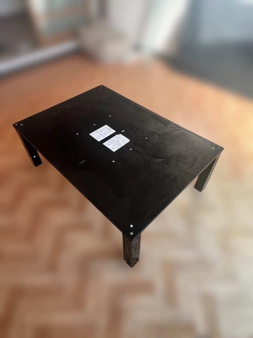 送料込　家具調コタツテーブル 105×75と防水レザーカバー式コタツ布団セット