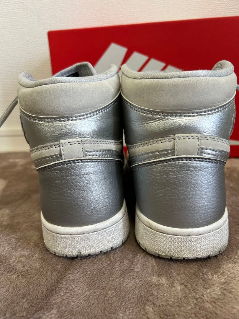 NIKE AIR JORDAN 1 HIGH シルバー 28cm 人気カラー