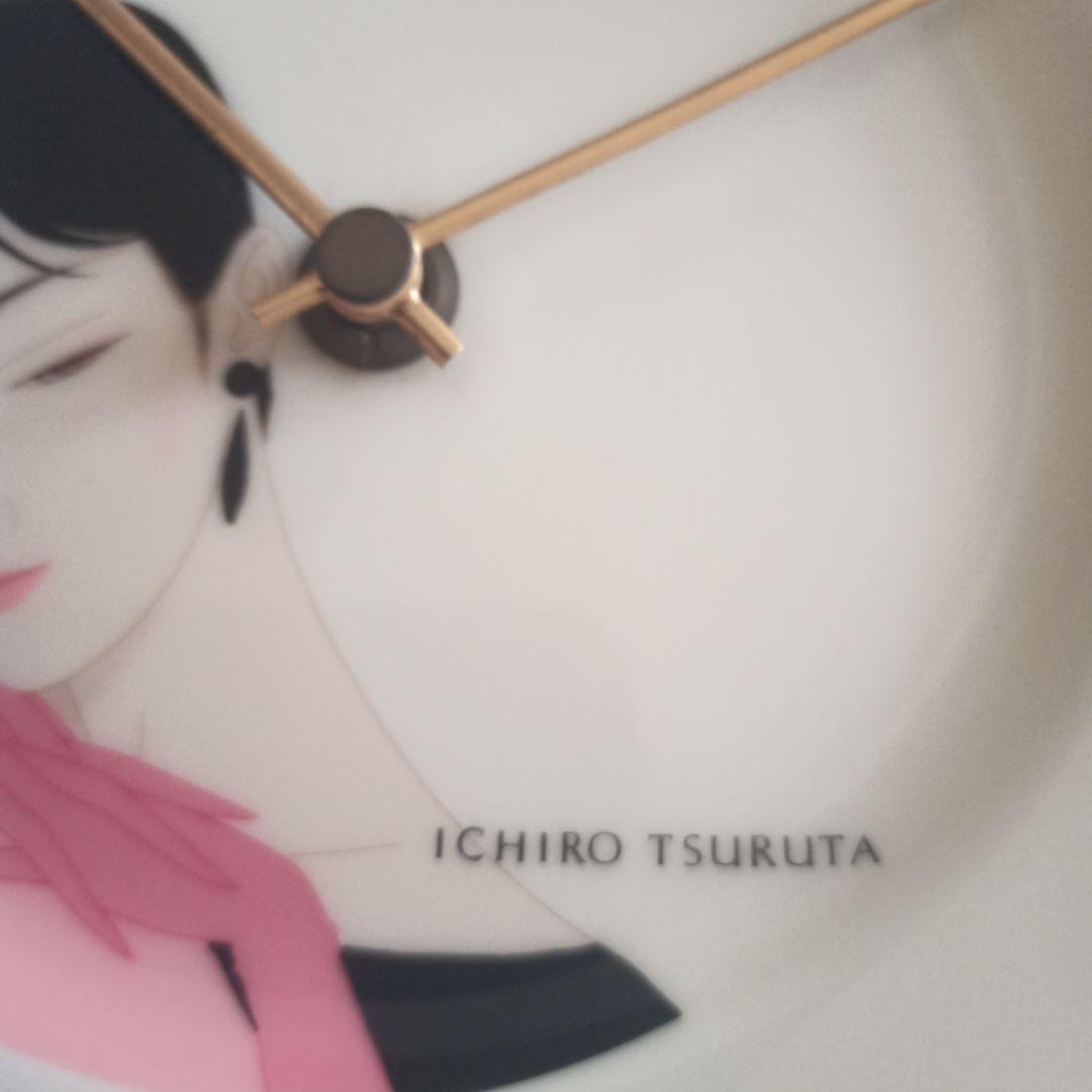 ICHIRO TSURUTA アート時計 女性のイラスト