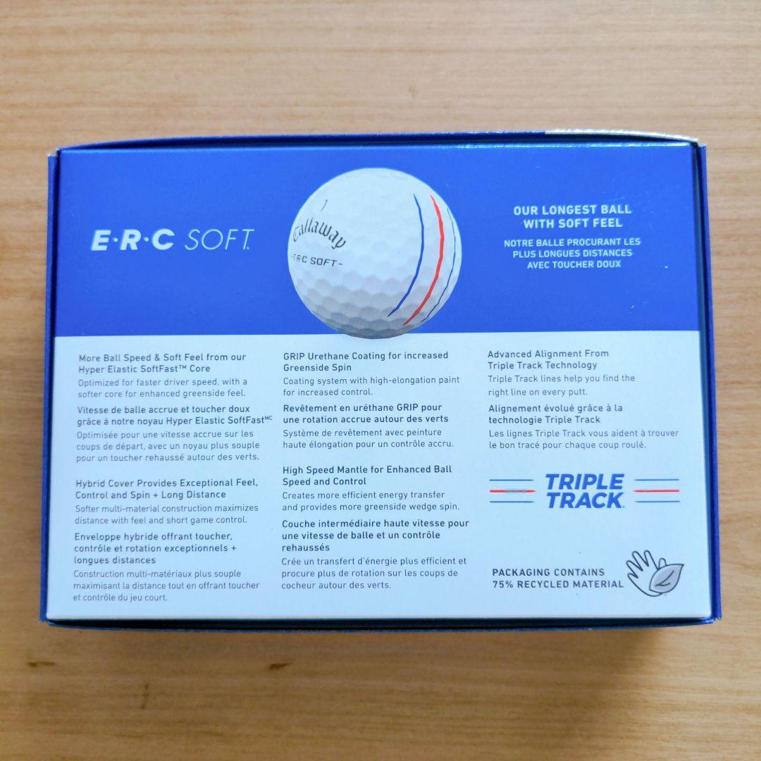 キャロウェイ　ERC SOFT 2025 トリプルトラック 2ダース