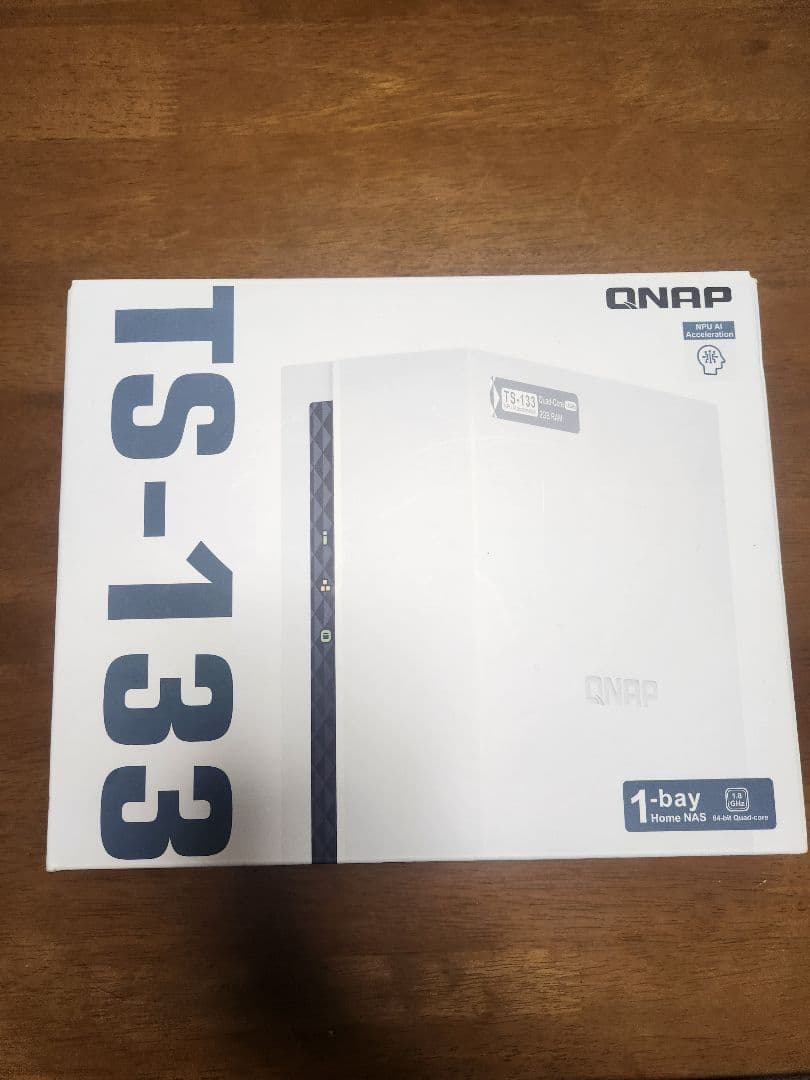 QNAP TS-133 NAS（ネットワークHDD）