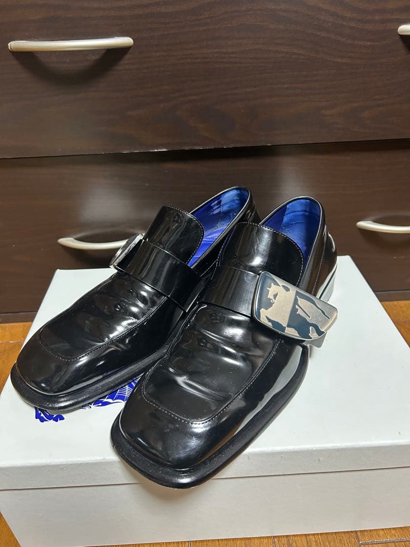 s*y様 BURBERRY AMF SHIELD LOAFER ブラック 42