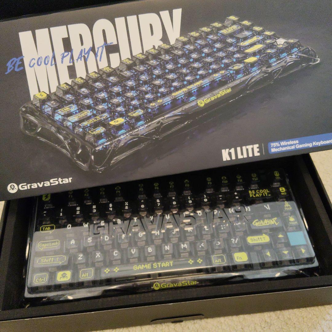 Mercury K1 Lite Transparent Black　新品未使用