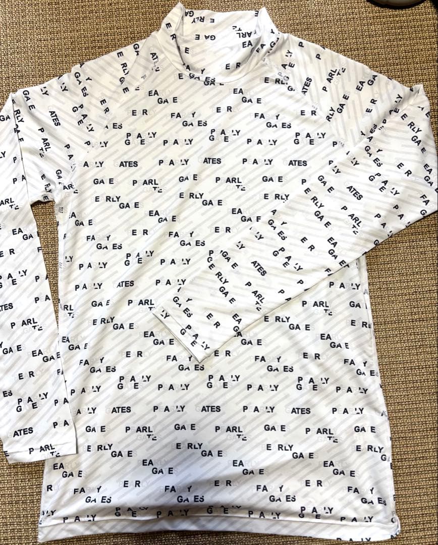 本日限定！新品未使用 パーリーゲイツ/長袖ハイネックカットソー(6)XL