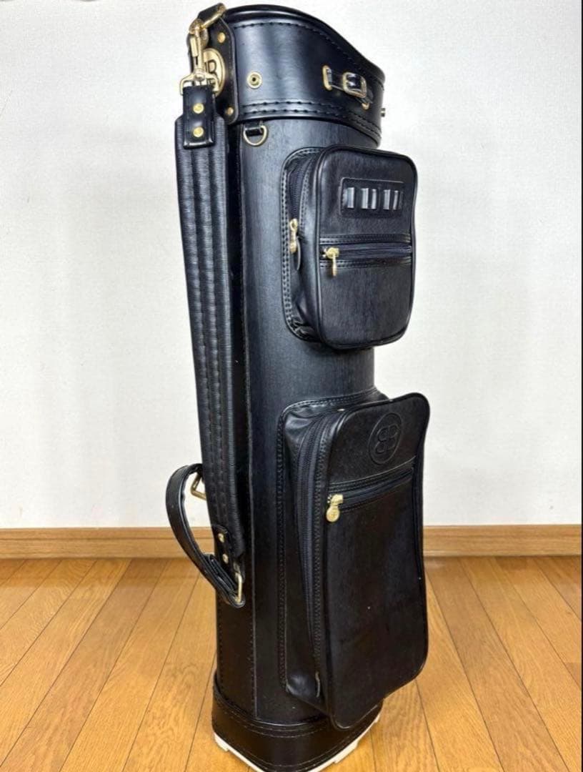 DUNLOP × BALENCIAGA レディース キャディバッグ ブラック