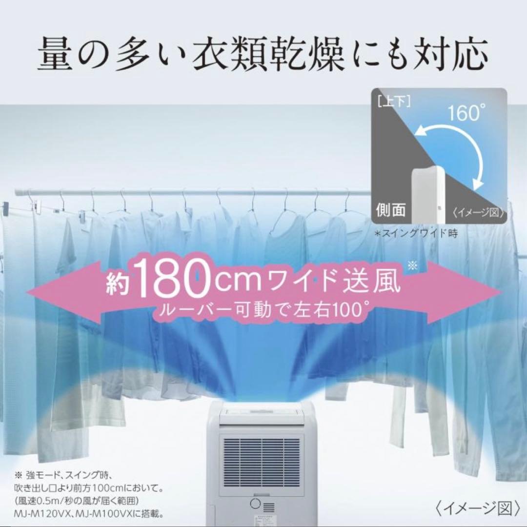 三菱 衣類乾燥除湿機 MJ-120MX-W ムーブアイ 2018年製