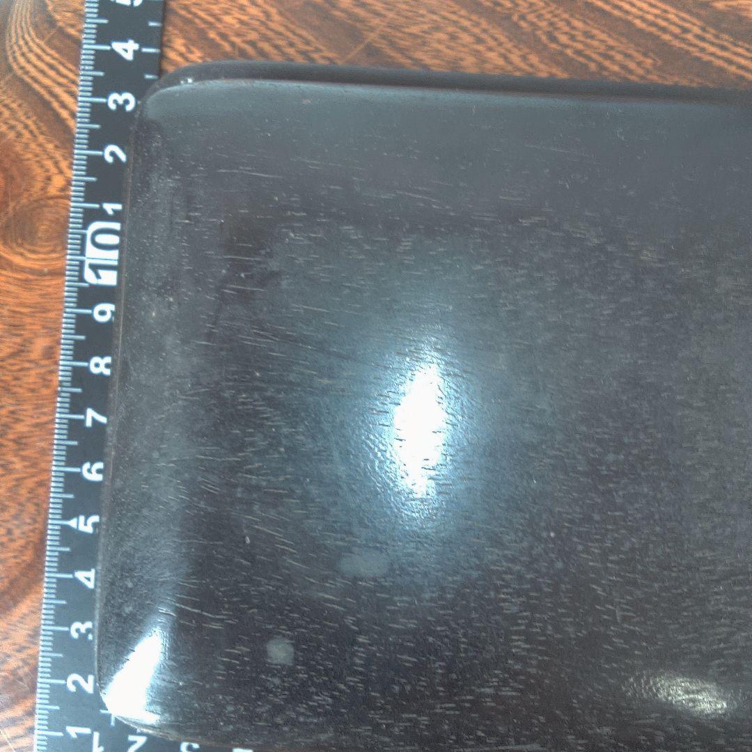 骨董６ 中国？木製円形茶道具 蓋付き 約10cm